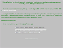 Tablet Screenshot of narzeczeni-chrzanow.pl